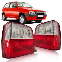 Par Lanterna Traseira Fiat Uno Fire Flex 2004 À 2012 Bicolor