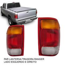 Par Lanterna Traseira Ford Ranger Tricolor 1998 1999 2000 2001