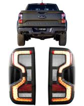 Par Lanterna Traseira Full LED Ford Ranger Raptor 2022 a 2025 Par Lanterna Traseira Full LED Ford Ranger Raptor 2022 a 2025