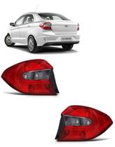 Par Lanterna Traseira Fume Ford KA Sedan 2019 2020