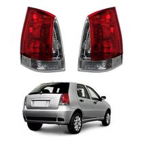 Par Lanterna Traseira Fume Palio 1.0 2004 A 2015