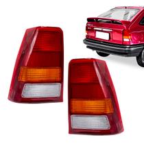 Par Lanterna Traseira GM Kadett 1989 até 1998 Tricolor