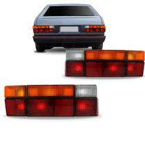 Par Lanterna Traseira Gol 1987 88 89 90 91 a 1994 Tricolor