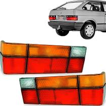 Par Lanterna Traseira Gol 87 88 89 90 a 95 Tricolor Le Ld