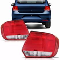 Par lanterna traseira gol g6 12 a 14 bicolor