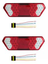 PAR LANTERNA TRASEIRA GUERRA ASX -Bivolt -(COM CHICOTE)