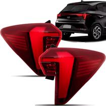 Par lanterna traseira hb20 hatch 2023 2024 2025 canto c/ led Par lanterna traseira hb20 hatch 2023 2024 2025 canto c/ led