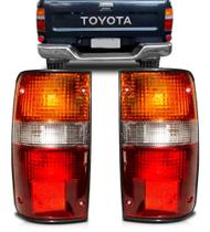 Par lanterna traseira hilux 4x4 1992 a 1998 tricolor Par lanterna traseira hilux 4x4 1992 a 1998 tricolor