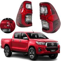 par lanterna traseira hilux com led nova