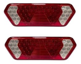 Par Lanterna Traseira Implemento Guerra Ap 2012 24V Chicotes