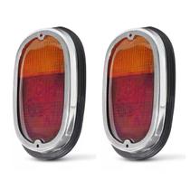 Par Lanterna Traseira Kombi 1963 64 65 67 68 70 72 74 Bicolor