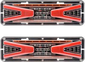 Par lanterna Traseira LED Moderna Seta Sequêncial Caminhão Carretinha Bug Van Trailer Utilitario KLX Qualidade e Inovação