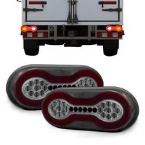 Par Lanterna Traseira Led Phantom Carreta Randon Implemento para mascara negra