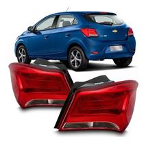 Par Lanterna Traseira Onix 2017 2018 2019 2020 2021 2022 Fumê