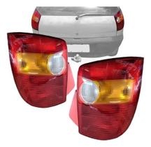Par Lanterna Traseira Palio 1996 a 2000 G1 Tricolor