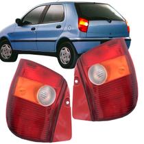 Par Lanterna Traseira Palio 96/00 Tricolor Carcaça Vermelha Par Lanterna Traseira Palio 96/00 Tricolor Carcaça Vermelha