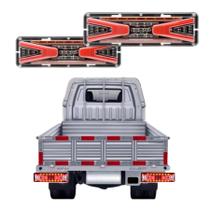 Par Lanterna Traseira Para Caminhão Carretinha Sinaleira Led