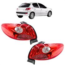 Par Lanterna Traseira Peugeot 207 Hatch 2008 2009 2010 2011 Par Lanterna Traseira Peugeot 207 Hatch 2008 2009 2010 2011
