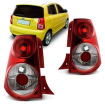 Par lanterna traseira picanto 2008 a 2011 re cristal