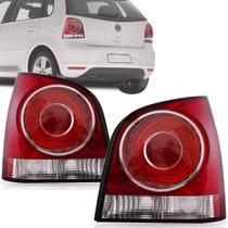 Par Lanterna Traseira Polo Hatch 2007 2008 2009 2010 2011 2012 2013 2014
