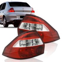 Par Lanterna Traseira Prisma 2006 A 2012 Fumê