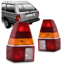 Par Lanterna Traseira Quantum 1985 A 1990 Tricolor