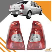 Par Lanterna Traseira Renaut Logan 2011 2012 2013 Tricolor