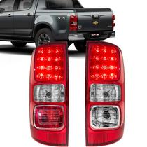 Par Lanterna Traseira S10 Com Led 2012 2013 2014 2015 2016
