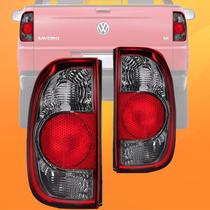 Par Lanterna Traseira Saveiro G4 Fumê Par 2006 2007 2008 09