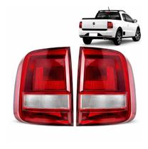 Par Lanterna Traseira Saveiro G7 2017 2018 19 A 2023 Bicolor
