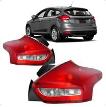 Par Lanterna Traseira Sem LED Focus Hatch 2016 2017 18 2019