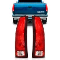Par Lanterna Traseira Silverado 97 a 2004 Bicolor Americana Par Lanterna Traseira Silverado 97 a 2004 Bicolor Americana