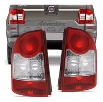 Par Lanterna Traseira Strada 2009 2010 2011 2012 2013 - METALIZADA - COFRAN