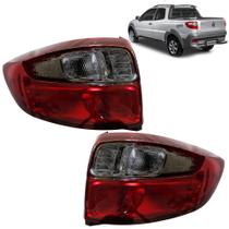 PAR Lanterna Traseira Strada 2014 2015 2016 2017 2018 2019 FUMÊ 2pç