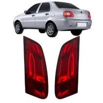 Par Lanterna Traseira Tampa Siena G3 2004 2005 Á 2012