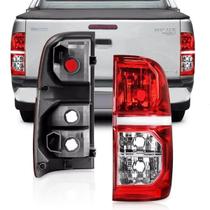 Par Lanterna Traseira Toyota Hilux 2012 2013 2014 2015 Bicolor - 6510 - 6511