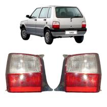 Par Lanterna Traseira Uno 2004 2005 2006 2007 A 2010 Fumê