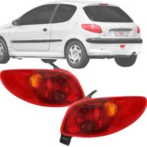 Par lanterna traseiro peugeot 206 2004 2006 2007 a 2008 Par lanterna traseiro peugeot 206 2004 2006 2007 a 2008