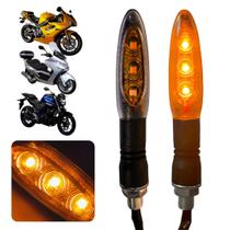 Par Lanternas LED para Moto 12V 30W IP65 Âmbar Universal com Alta Visibilidade e Longa Duração
