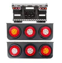 Par Lanternas Traseira 45cm 24V Moderna Seta Carreta Cavalo Caminhão Utilitario KLX Qualidade e Inovação