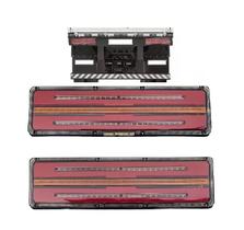 Par Lanternas Traseira 46cm 24V Moderna Seta Sequêncial Carreta Cavalo Caminhão Utilitario KLX Qualidade e Inovação