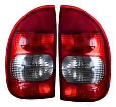 Par Lanternas Traseira Corsa 2000 a 2002 Fumê Hatch Pick-up