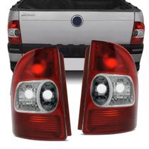 Par Lanternas Traseira Fiat Strada / 2001 A 2004 Esquerdo (Motorista) Direito (Passageiro)