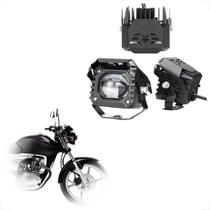 Par Led Farol de Milha F011 Moto CG 150 2005 2006 2007 2008 2009 2010 2011 2012 2013 2014 2015 2016