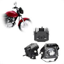 Par Led Farol de Milha F011 Moto CG 150 TITAN KS 2004 2005 2006 2007 2008 2009