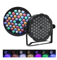Par Led slim 54 Leds 3w Rgbwa Dmx Strobo
