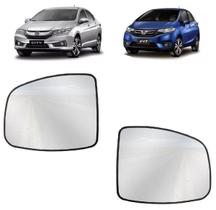 Par Lente Base Espelho Retrovisor City Fit 2015 2016 A 2020