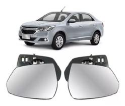 Par Lente Base Retrovisor Cobalt 2012 A 2018 Convexo