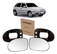 Par Lente Com Base Retrovisor Gol 95 até 99 Original