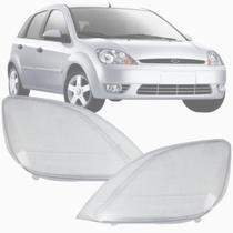Par lente do farol ford fiesta 2003 2004 2005 2006 2007